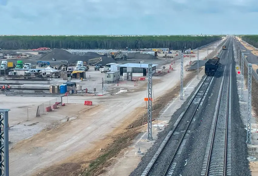 Maya Train construction on Section 5