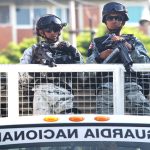Members of the National Guard on patrol