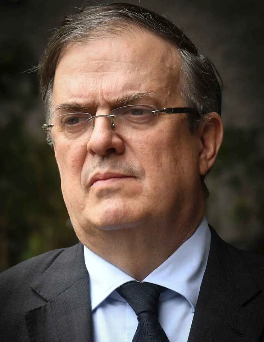 Closeup photo of Marcelo Ebrard