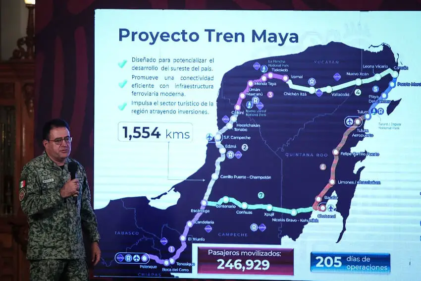 At an average of 1,200 passengers per day, Maya Train numbers far from eventual target