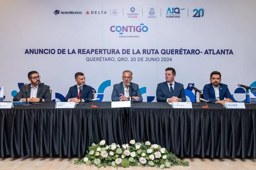 Aeromexico recently relaunched its Querétaro-Atlanta route.