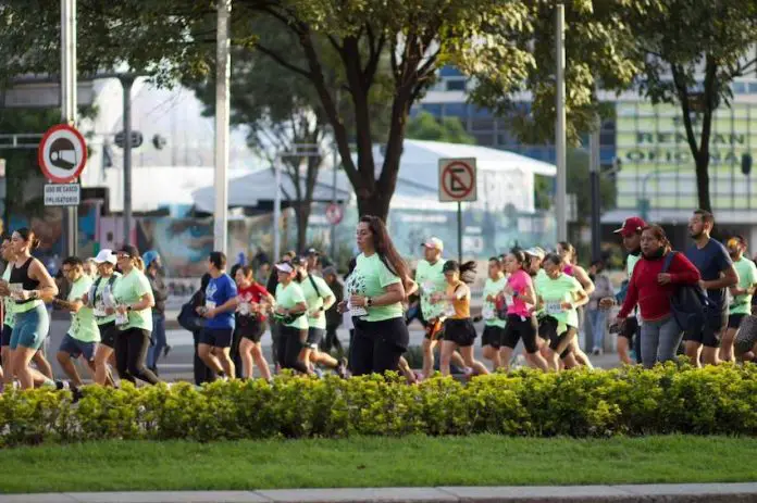 Over 30,000 participated in Mexico City's half marathon race on Sunday