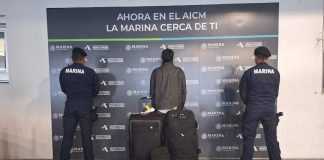 A drug bust at Mexico City International Airport (AICM)