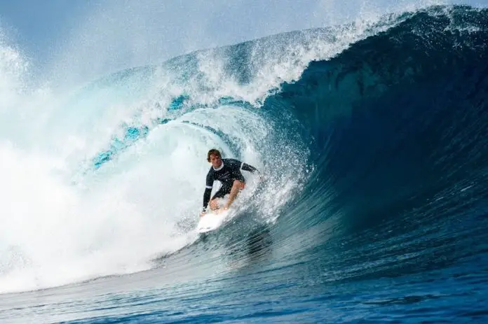 Mexican surfer Alan Cleland