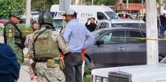 The murder occurred on Tuesday morning outside of the National Chamber of Commerce building in Matamoros.