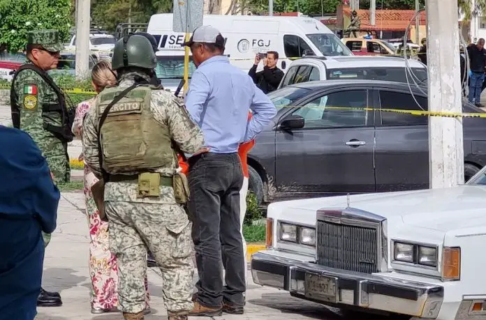 The murder occurred on Tuesday morning outside of the National Chamber of Commerce building in Matamoros.