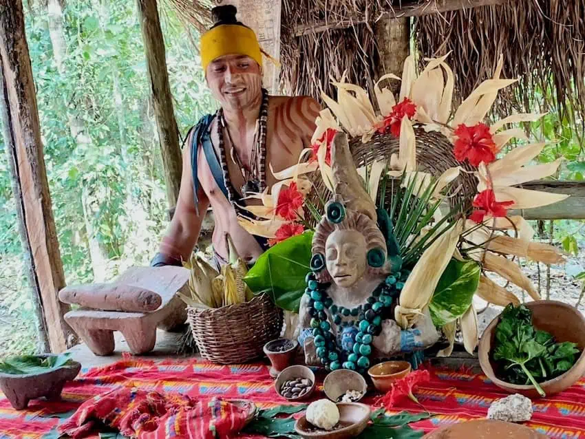 At an Cozumel temazcal