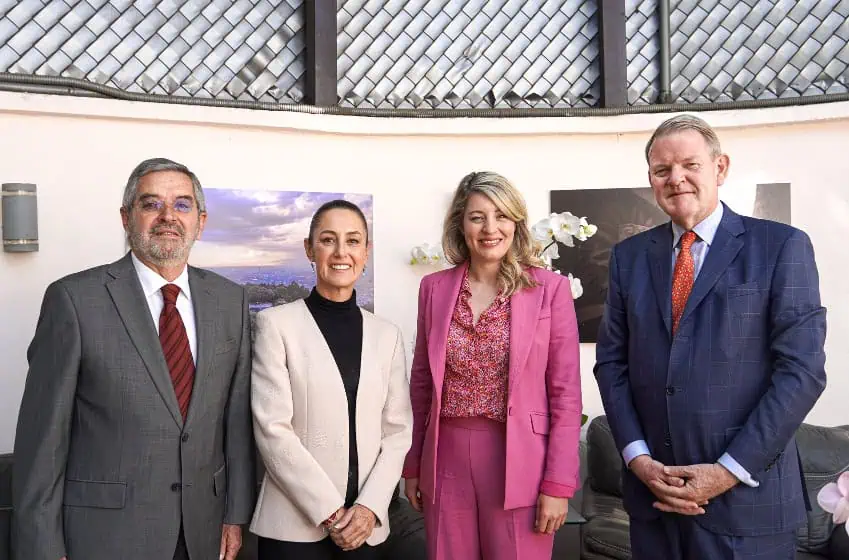 Juan Ramón de la Fuente, Claudia Sheinbaum, Mélanie Joly and Graeme Clark