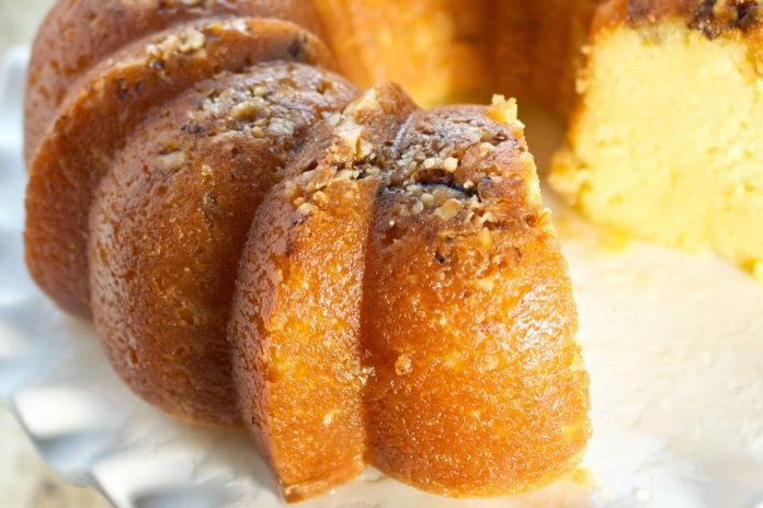 Mexican rum cake