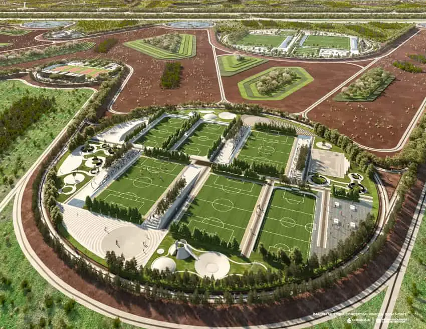 Texcoco park rendering