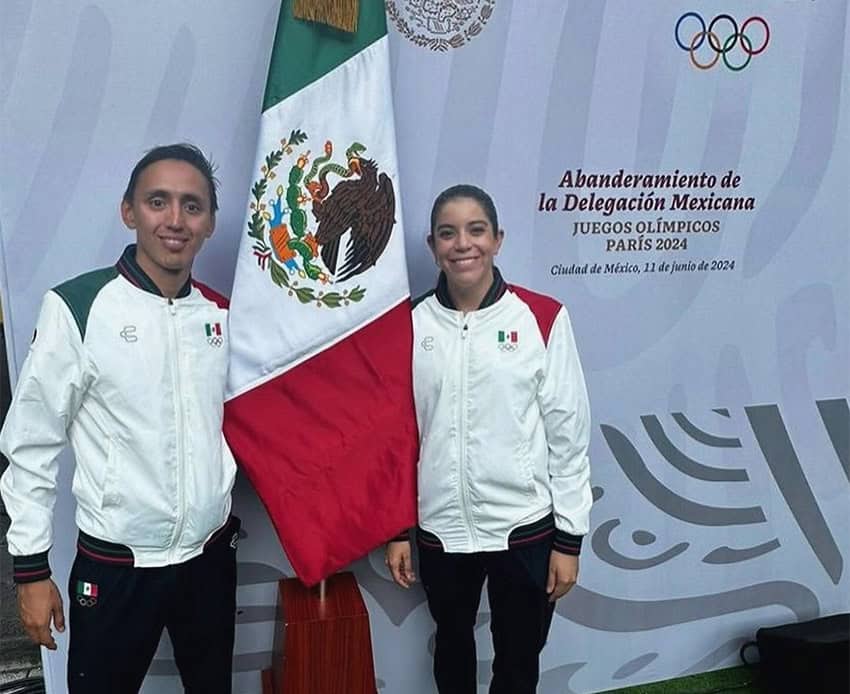 ¿Quién portó la bandera olímpica de México en París?