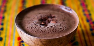Did you know that chocolate is Mexican? A hot cup of chocolate.
