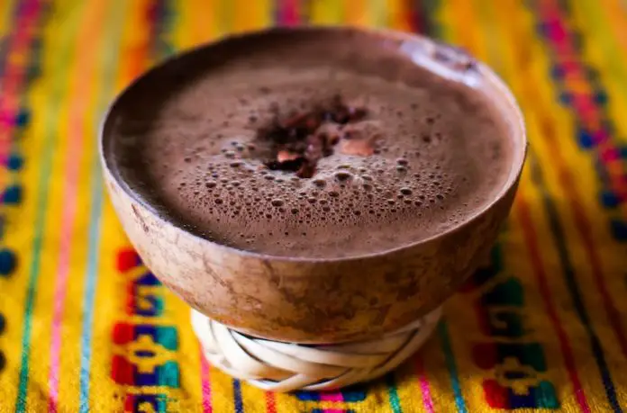 Did you know that chocolate is Mexican? A hot cup of chocolate.