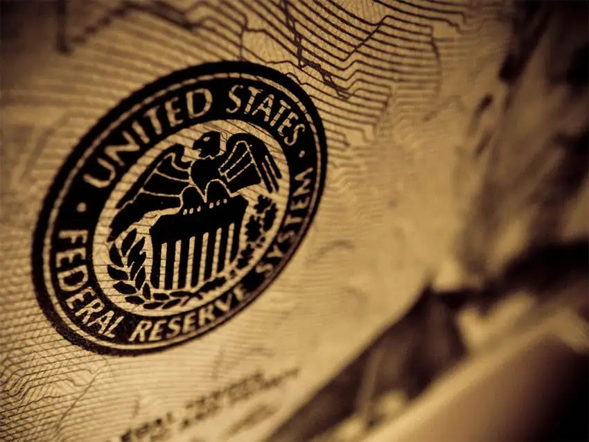 The seal of the U.S. Federal Reserve