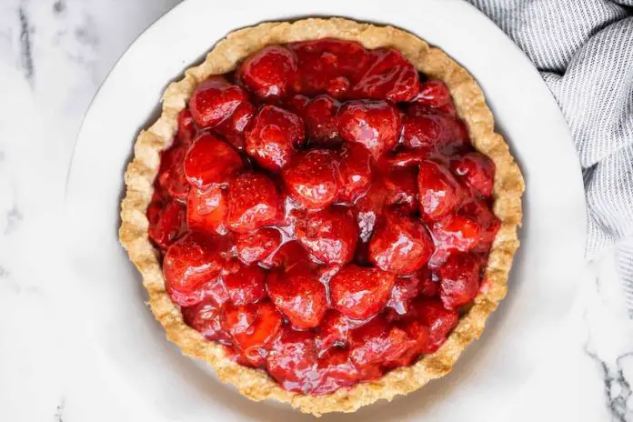 Strawberry pie