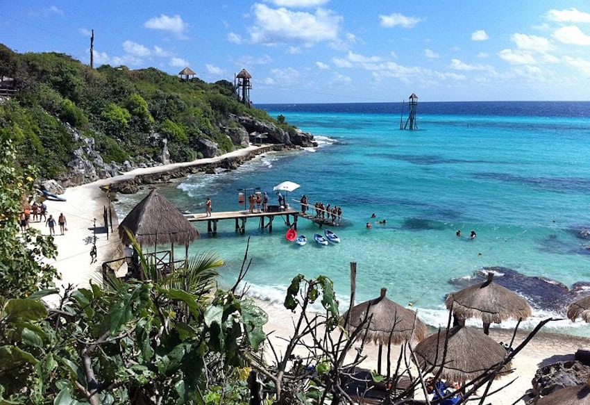 Bathing with a goddess on Isla Mujeres