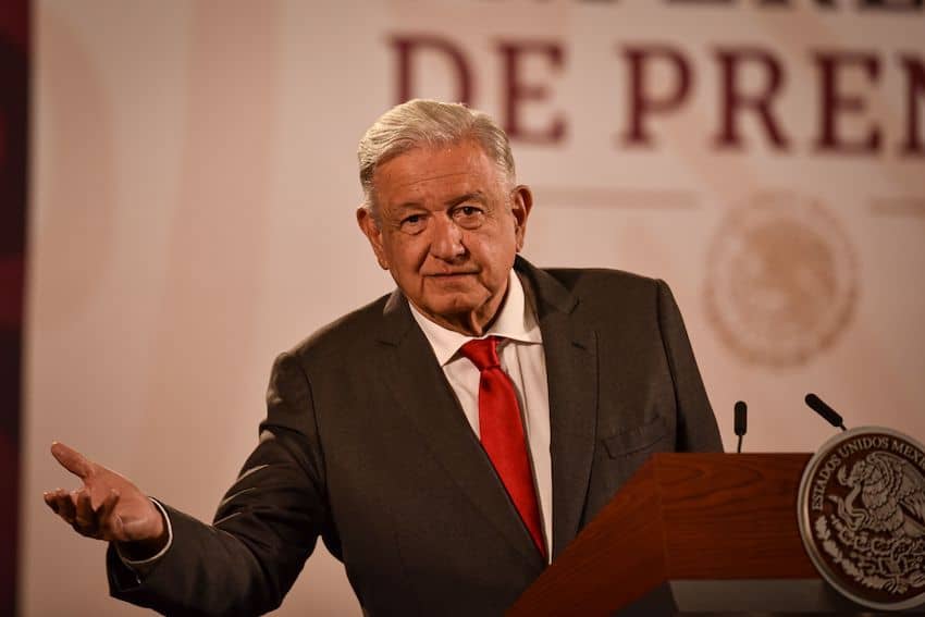 AMLO said that the government is planning to pay the landowners, but they can't pay more than the official appraisal establishes.