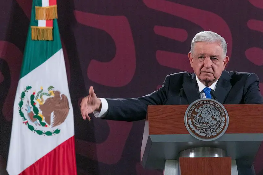 This is the second time that AMLO has raised the issue of the United States' funding of MCCI, saying it is "outrageous" that the U.S. finance a group "that opposes a legal, legitimate government." 