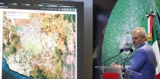 Michoacán Governor Alfredo Ramírez Bedolla explains his new avocado certification program