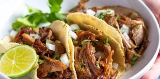 Carnitas tacos are a real taste of Mexico