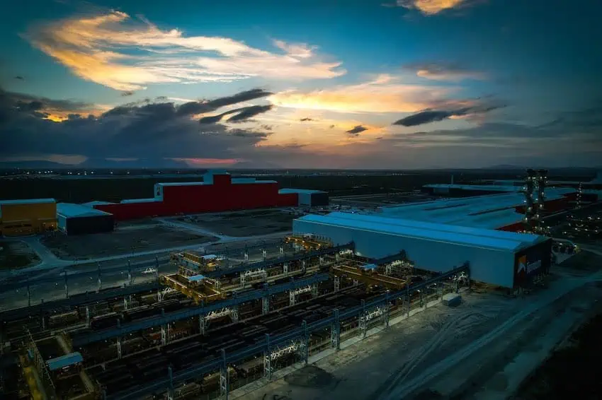 Ternium's plant in Pesquería, which received $4 billion in investment earlier this year. 