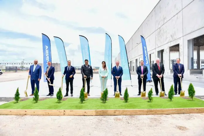 Edgewell company officials break ground in Aguascalientes, in a ceremony to celebrate the commencement of factory construction