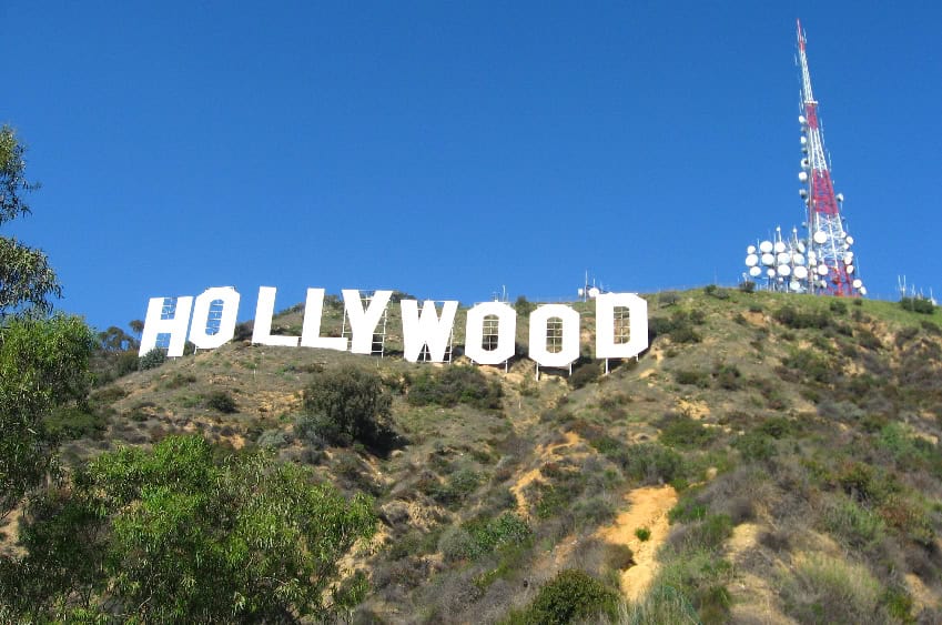 Hollywood sign in Los Angeles