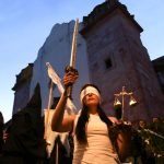 Protesters against the judicial reform in Zacatecas