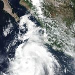 Tropical Storm Carlotta satellite image