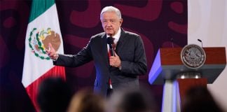President López Obrador speaks angrily as he rebukes US Ambassador to Mexico Ken Salazar for 'interfering' in Mexican judicial reform