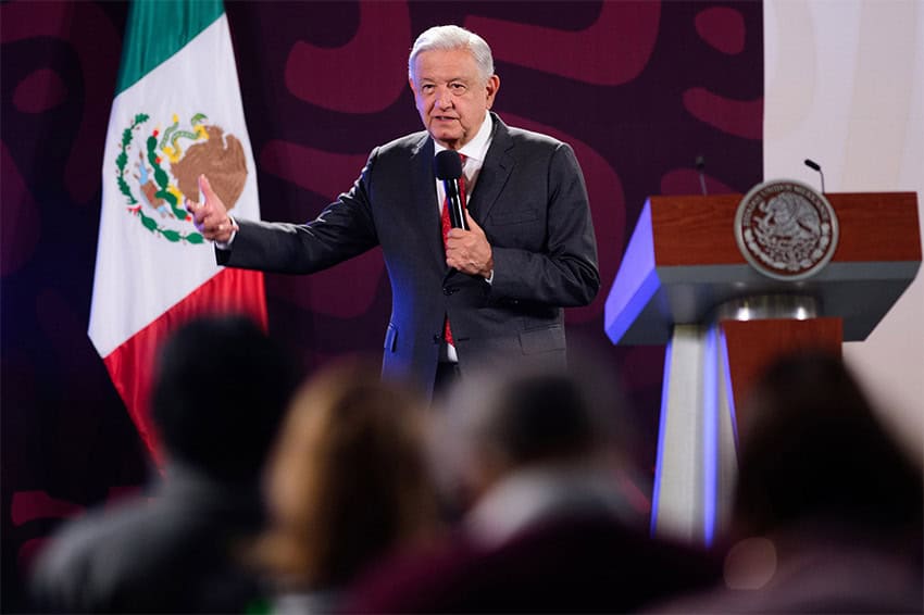 President López Obrador speaks angrily as he rebukes US Ambassador to Mexico Ken Salazar for 'interfering' in Mexican judicial reform