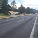 The Mexico-Puebla highway, without a car (or blockade) in sight.
