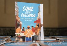 The cover of "Come como chilango," a guide to Mexico City street food