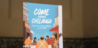 The cover of "Come como chilango," a guide to Mexico City street food
