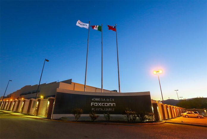 The Oscar Flores manufacturing plant in Chihuahua, where Foxconn manufactures AI servers.