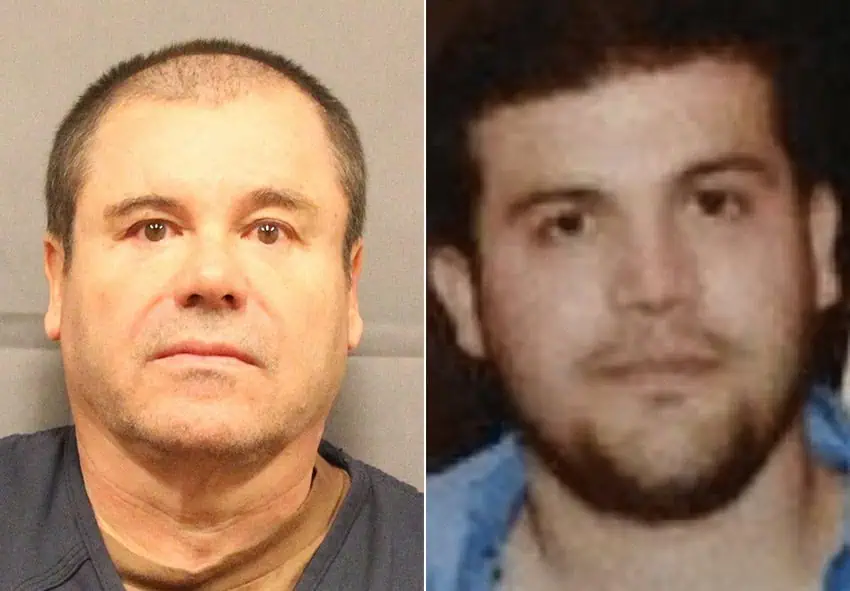 Joaquín "El Chapo" Guzmán Loera and his son, Joaquín Guzmán López