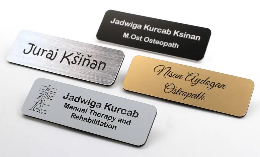 Name badges