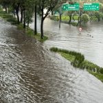 Seven boroughs of Mexico City got at least 30 mm of rain on Sunday, leading to severe flooding on several roadways.