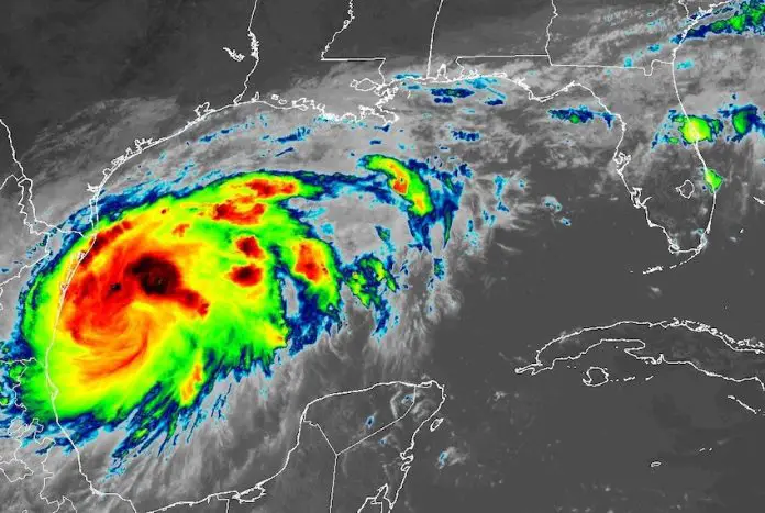 Tropical Storm Francine formed over the Gulf of Mexico on Monday and is taking aim at the Texas-Louisiana border.