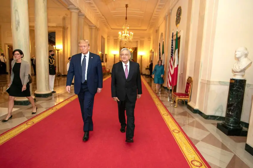 Donald Trump and Andrés Manuel López Obrador