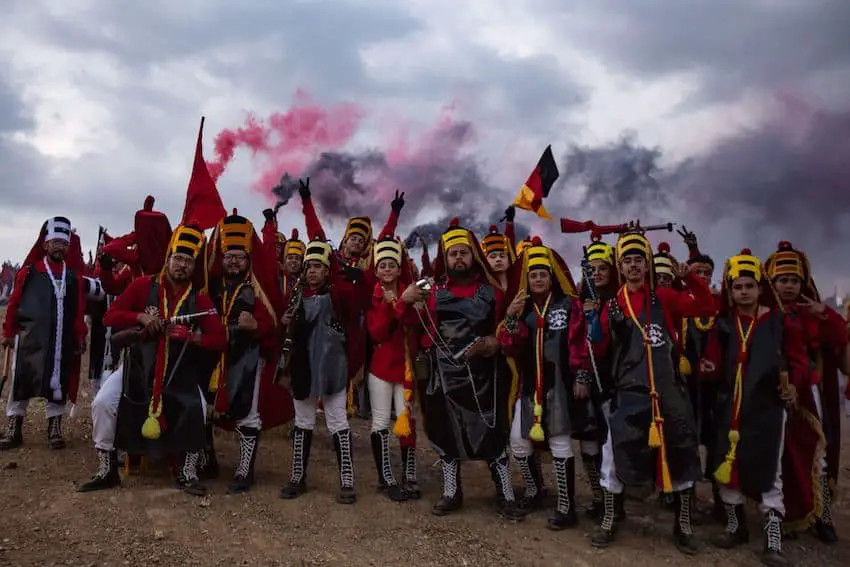 Participants of the 2024 Morismas de Bracho in Zacatecas 