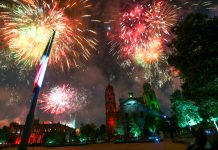 Fireworks in Toluca, México state