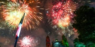 Fireworks in Toluca, México state