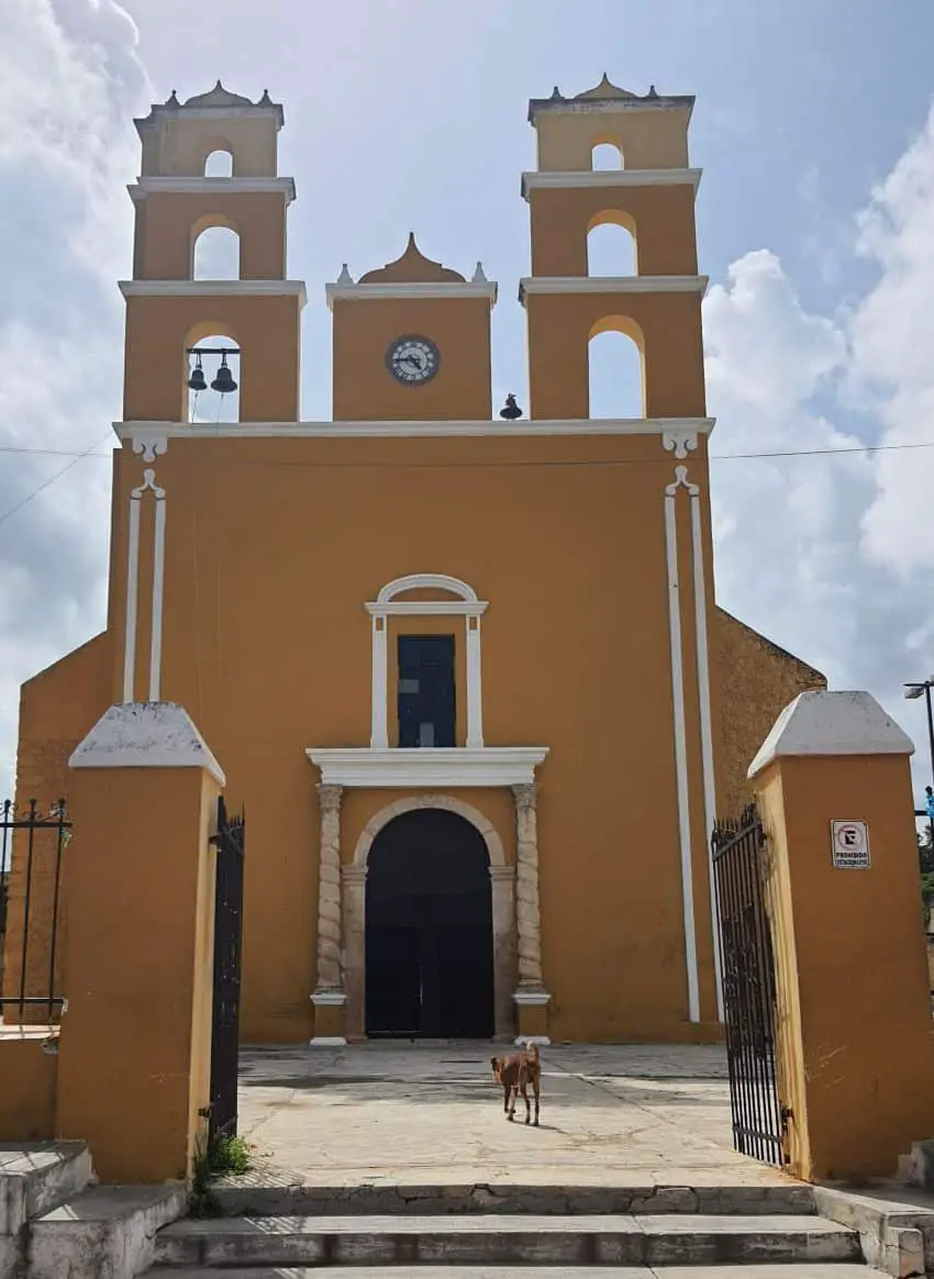 Church of Our Lady of the Nativity in Acancéh on the Monastery Route.