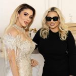 Emma Coronel with designer April Black Diamond