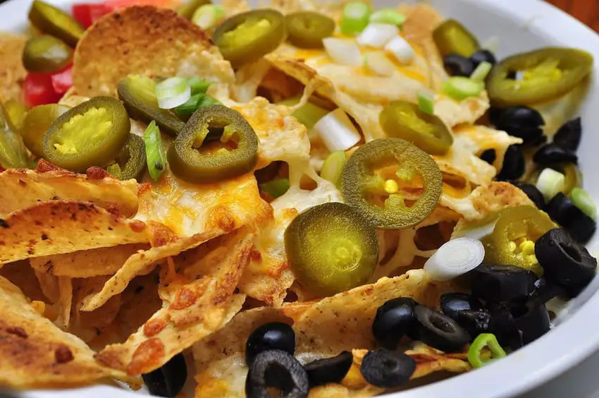 Nachos, a Tex-Mex dish