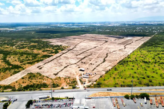 Planned site of Volvo plant in Nuevo León