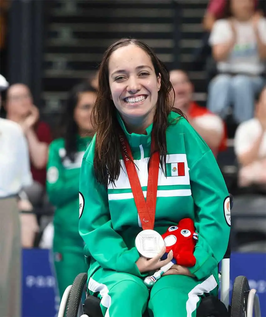 Mexican Paralympic swimmer Haideé Aceves Pérez 