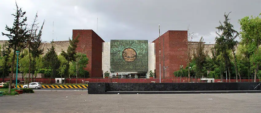 The San Lázaro legislative palace in Mexico City