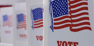 Ballot boxes in U.S. election